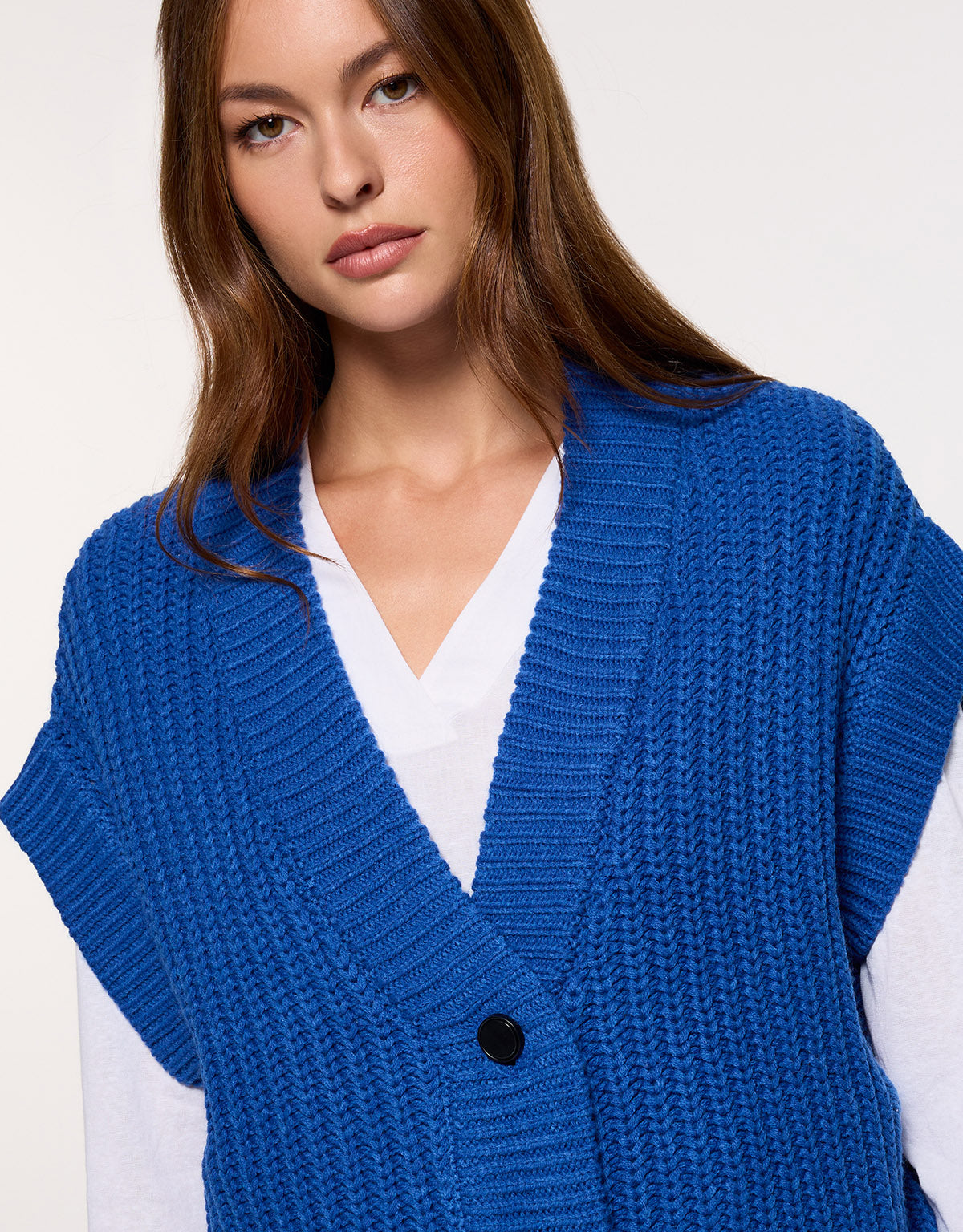 Chaleco de Punto Azul - Richy 5