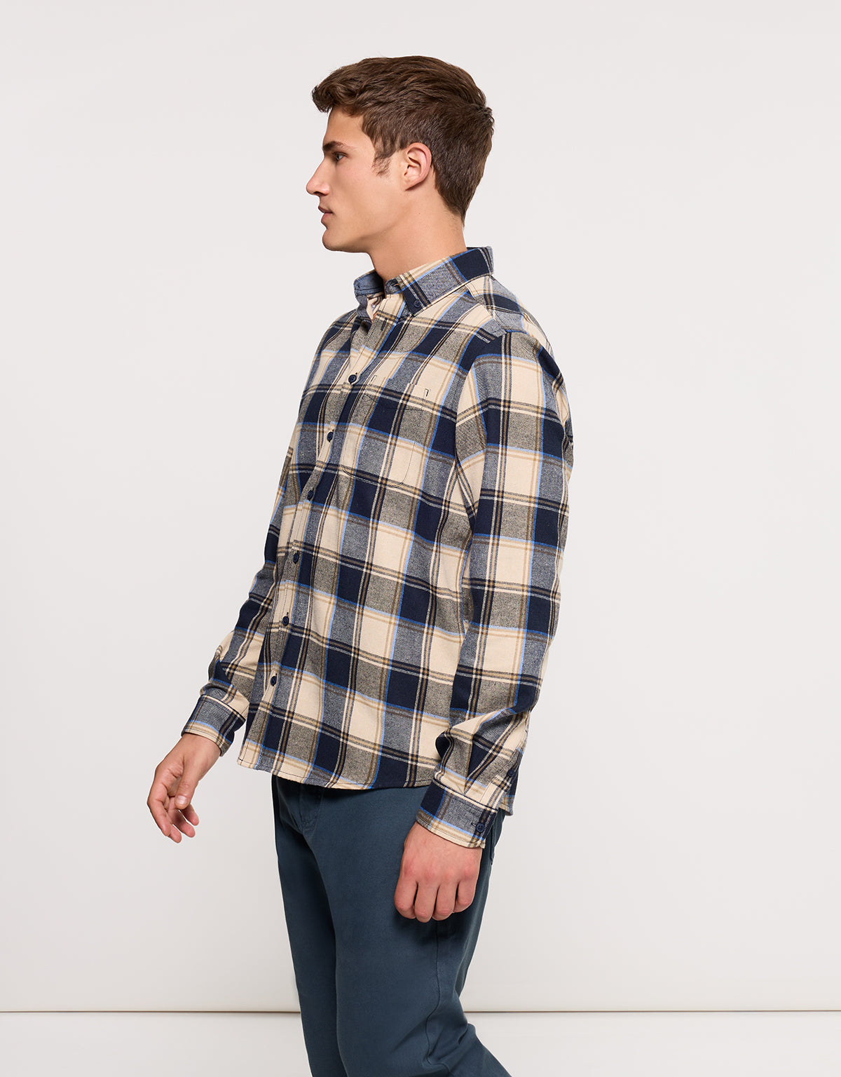 Camisa Manga Larga Azul Marino - Martel 3