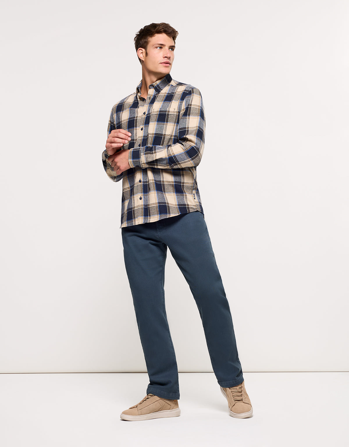 Camisa Manga Larga Azul Marino - Martel 6