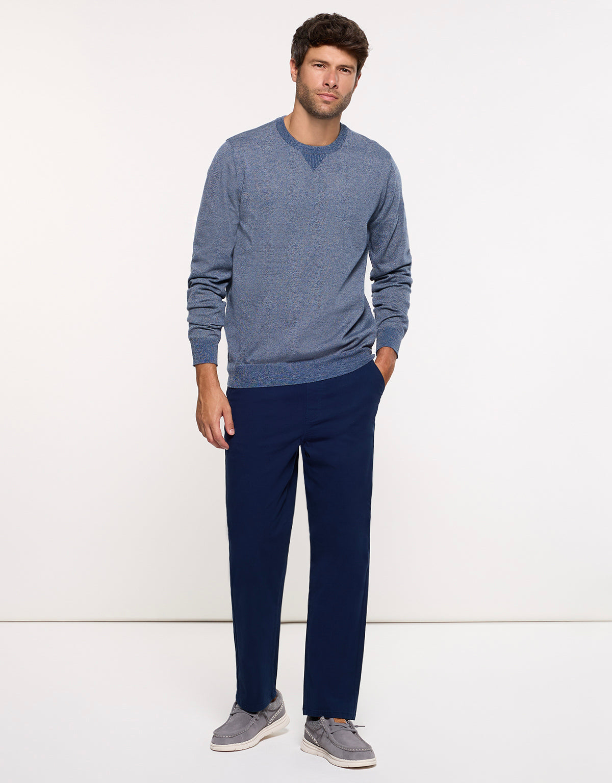 Jersey Manga Larga Azul Marino - Reton 6