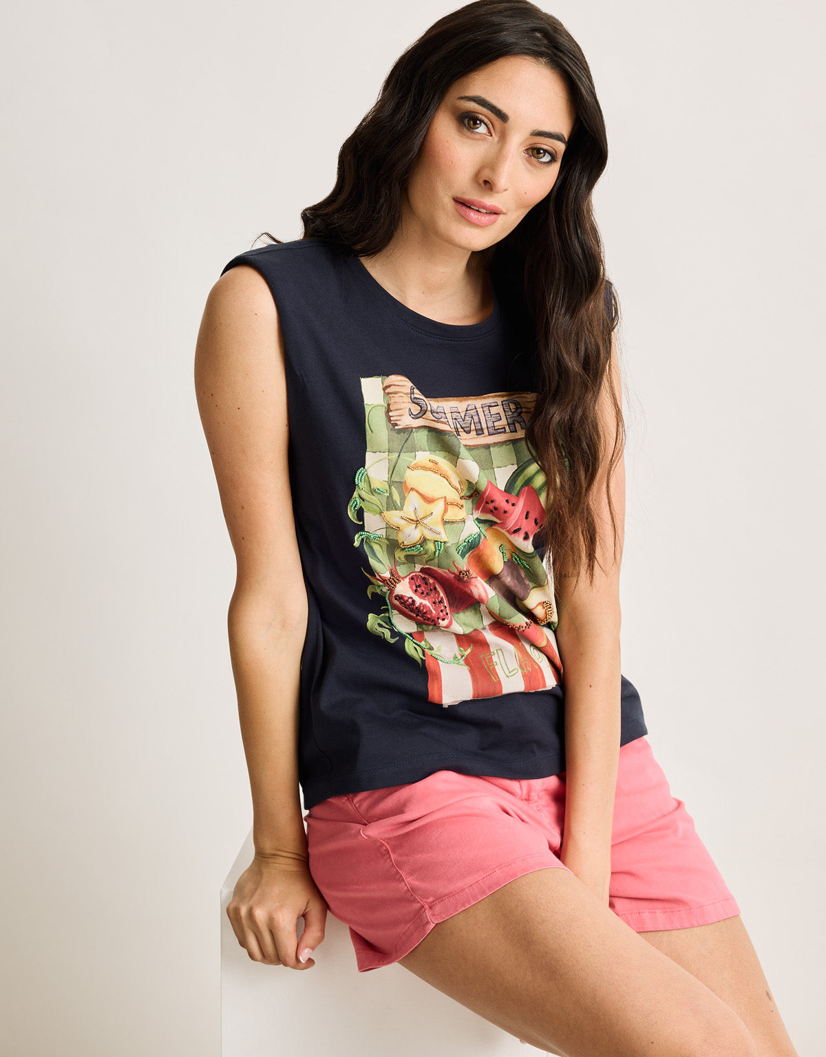 Camiseta Manga Corta Azul Marino - Bangana 5