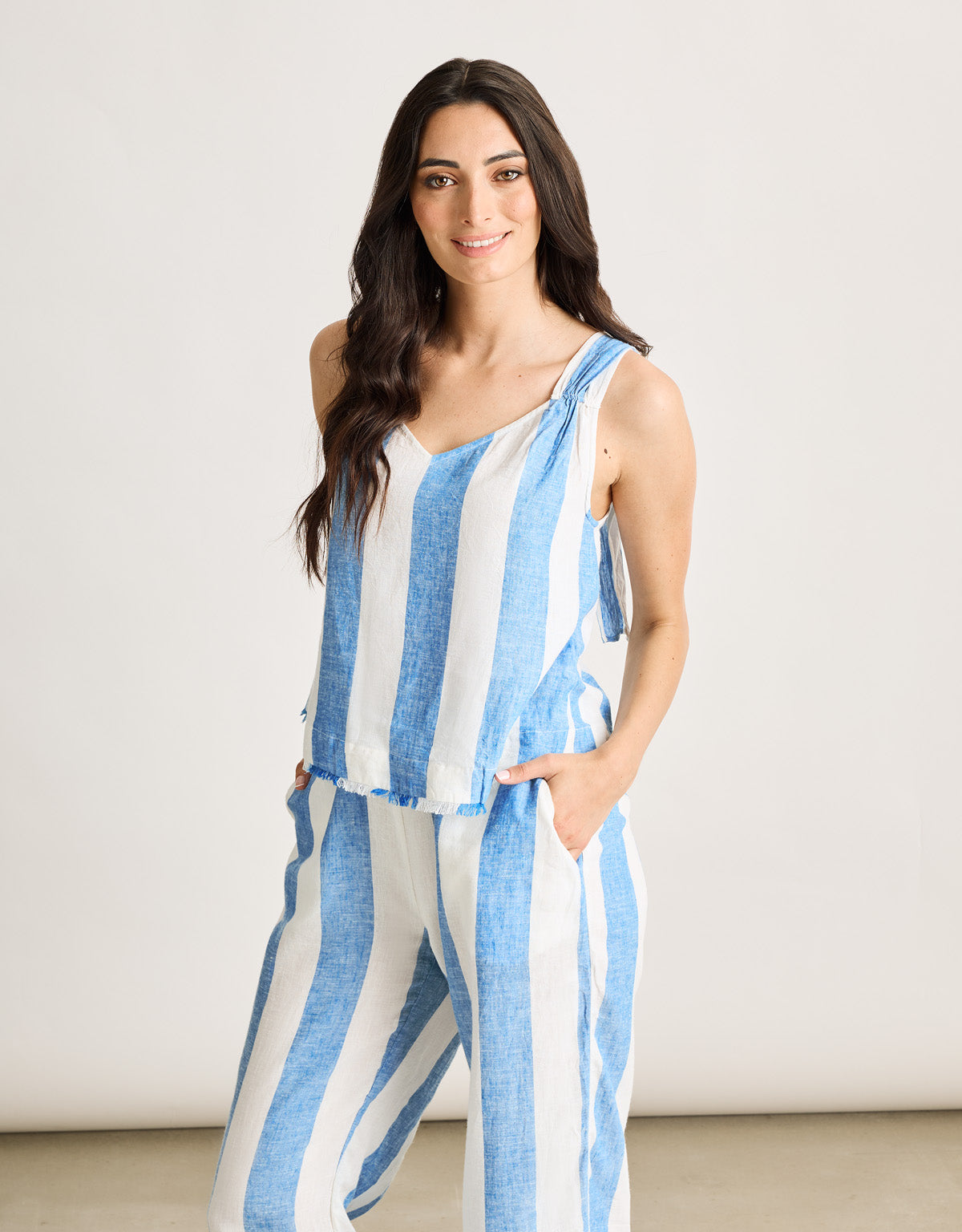 Camisa Tirantes Azul - Clarisi