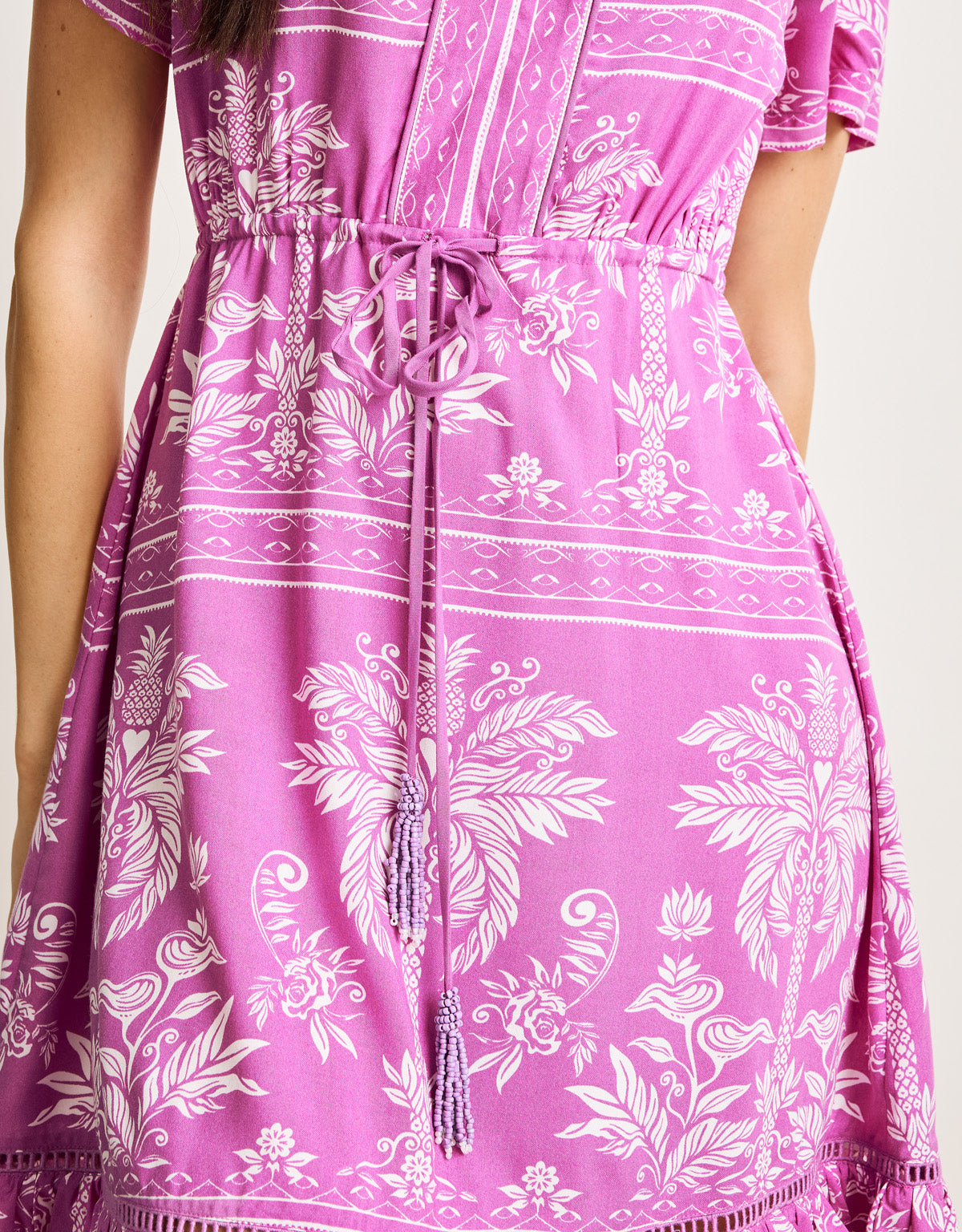 Vestido Corto Lila - Arvione 5