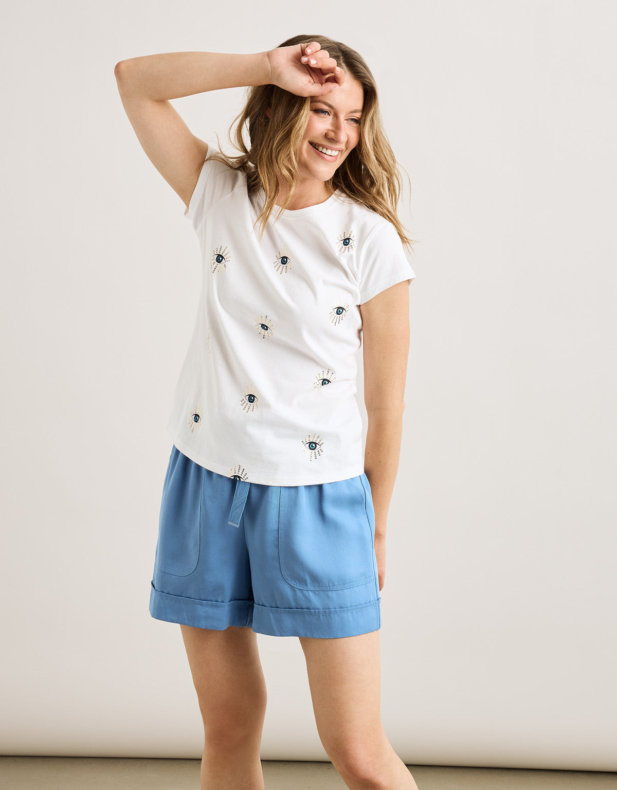 Camiseta M/C Blanco - Olhosa