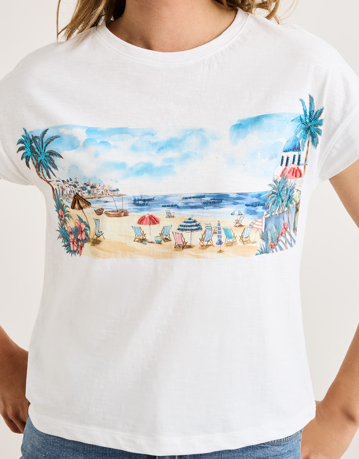 Camiseta M/C Blanco - Nalieta 5