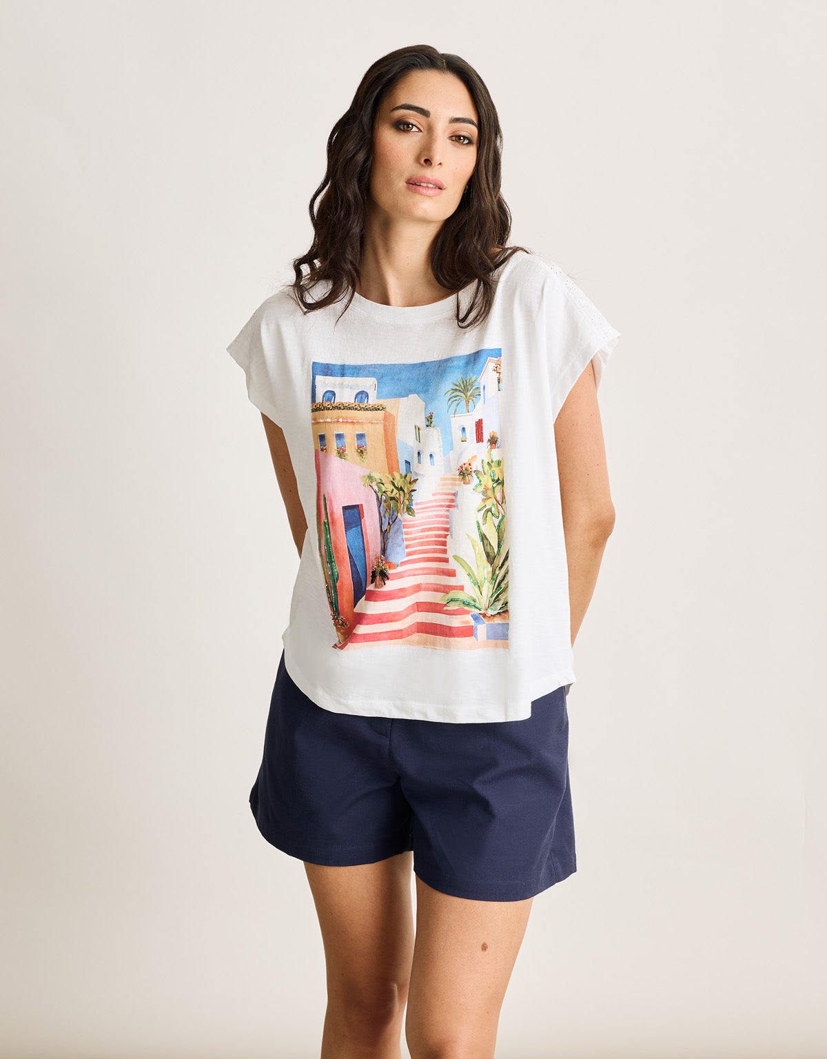 Camiseta Manga Corta Blanco - Lader