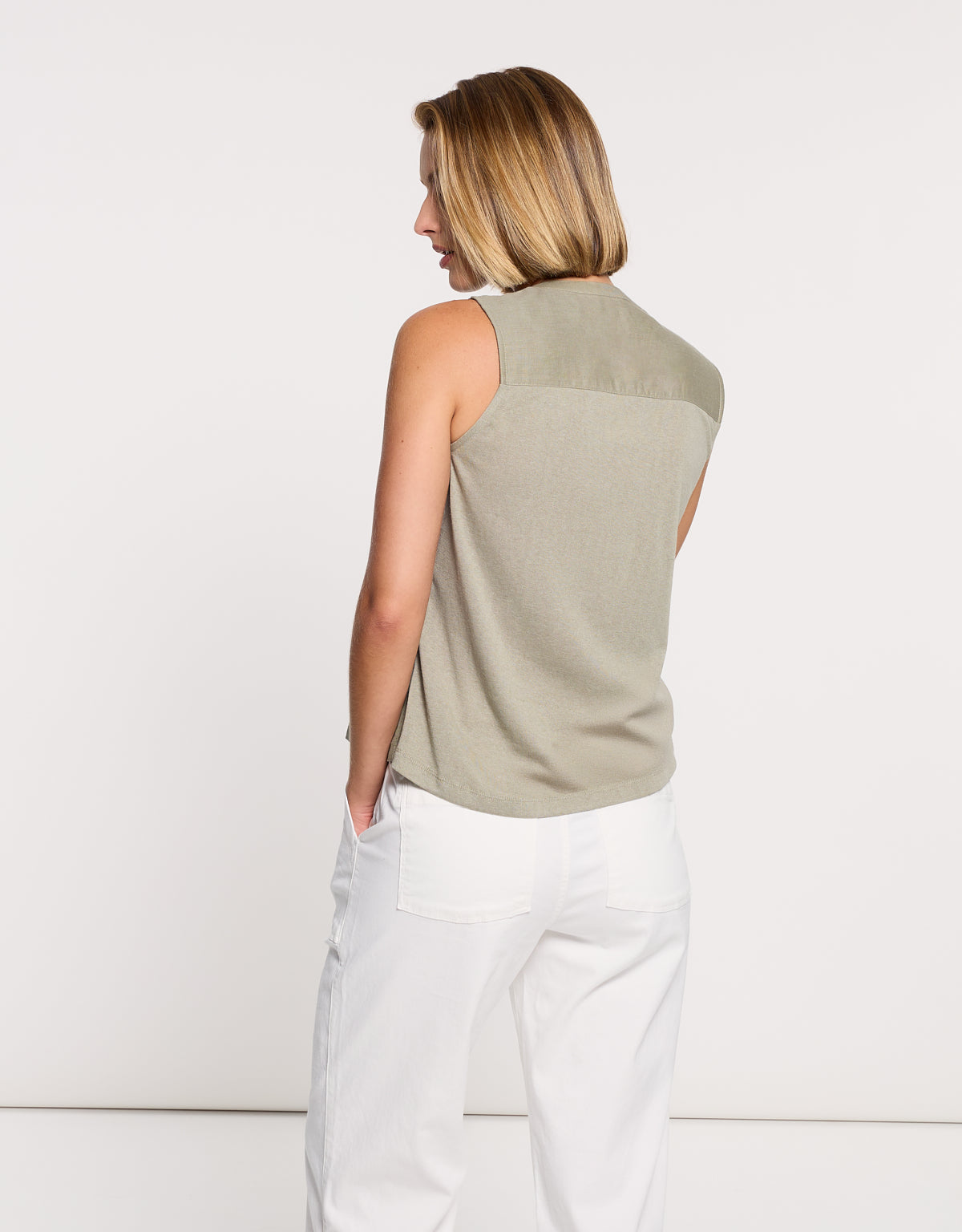 Camisa Tirantes Caqui - Nurita 4