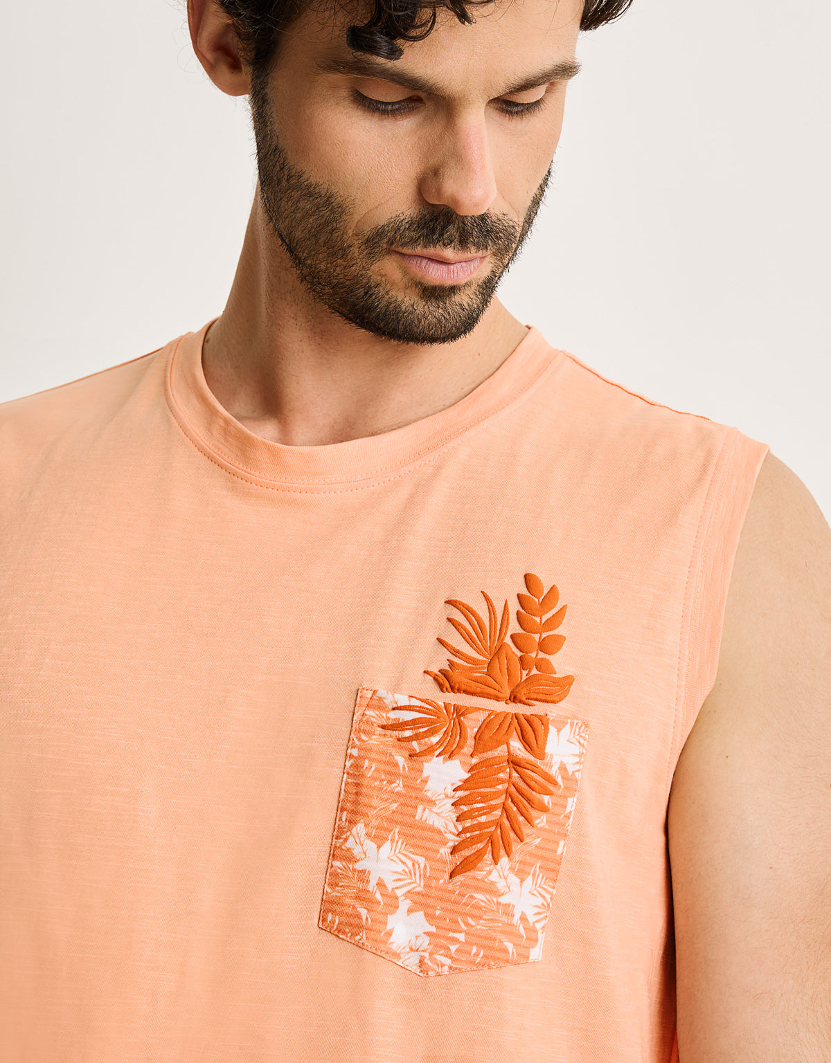 Camiseta Tirantes Naranja - Satri 2