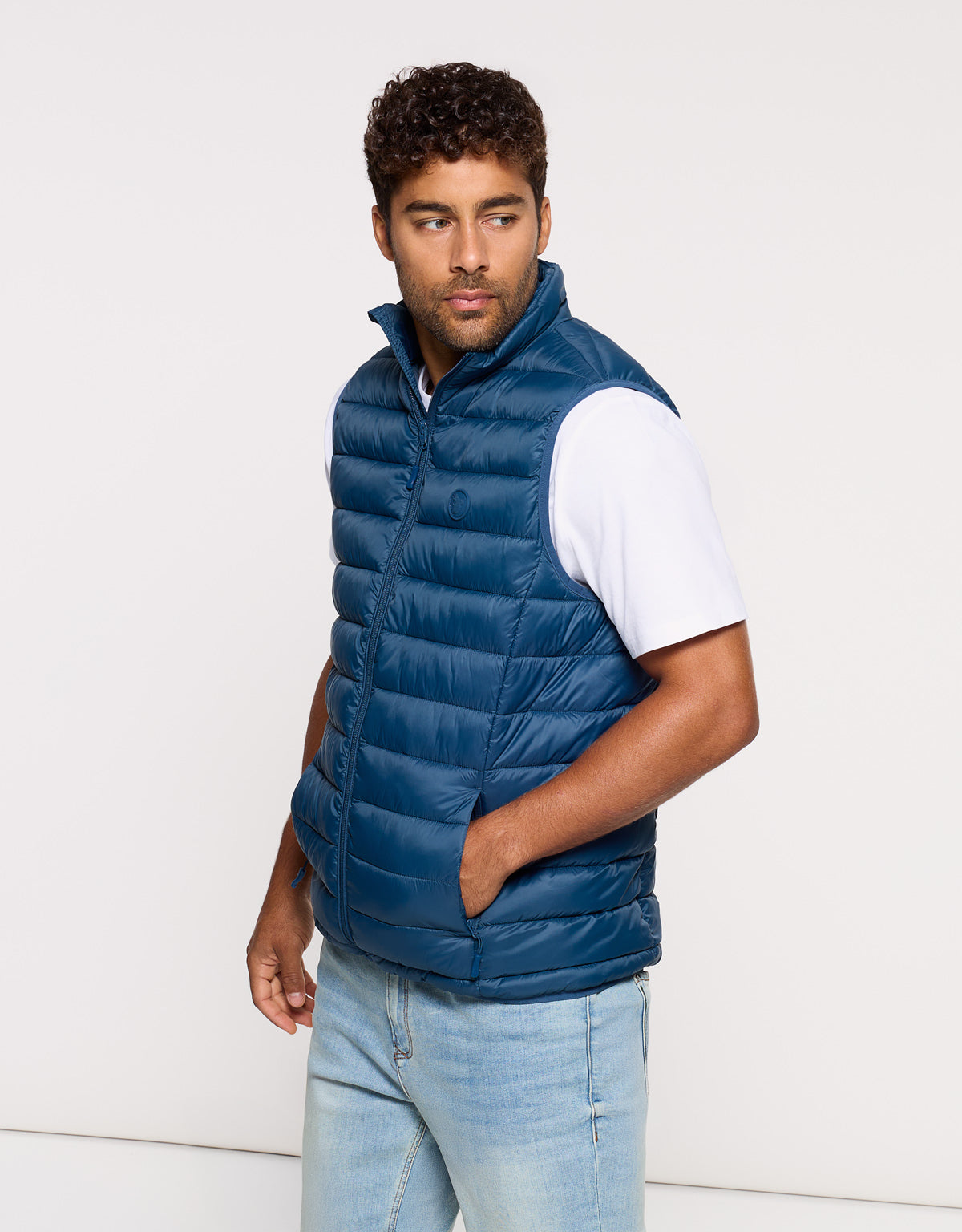 Blue Padded Gilet - Ninbo