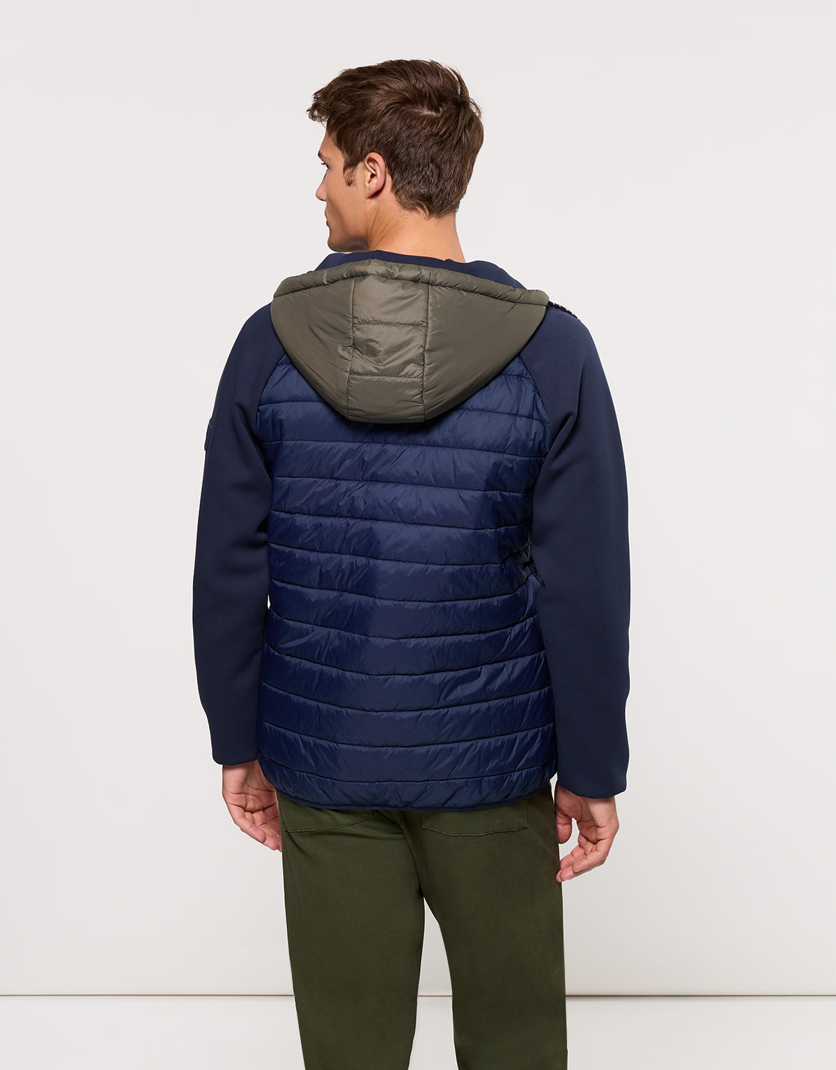 Chaqueta con Capucha Azul Marino - Nuni 4