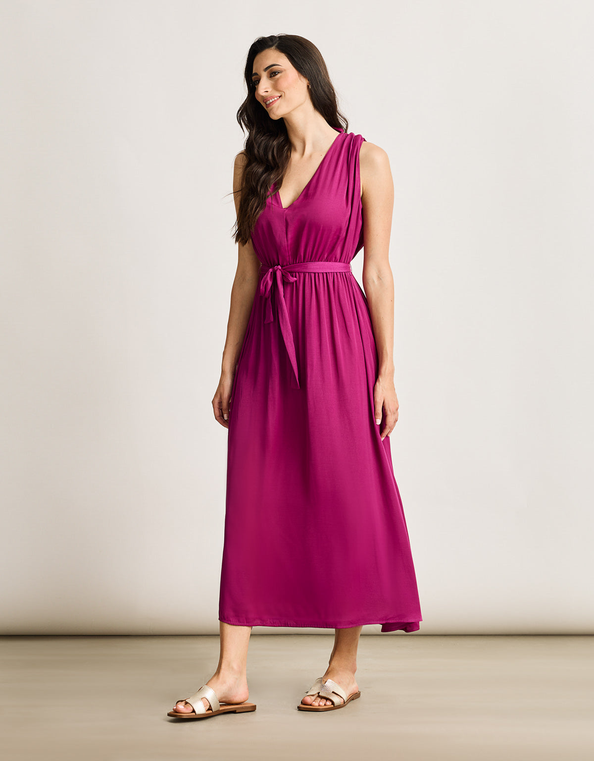 Vestido Largo Morado - Monicasa 2