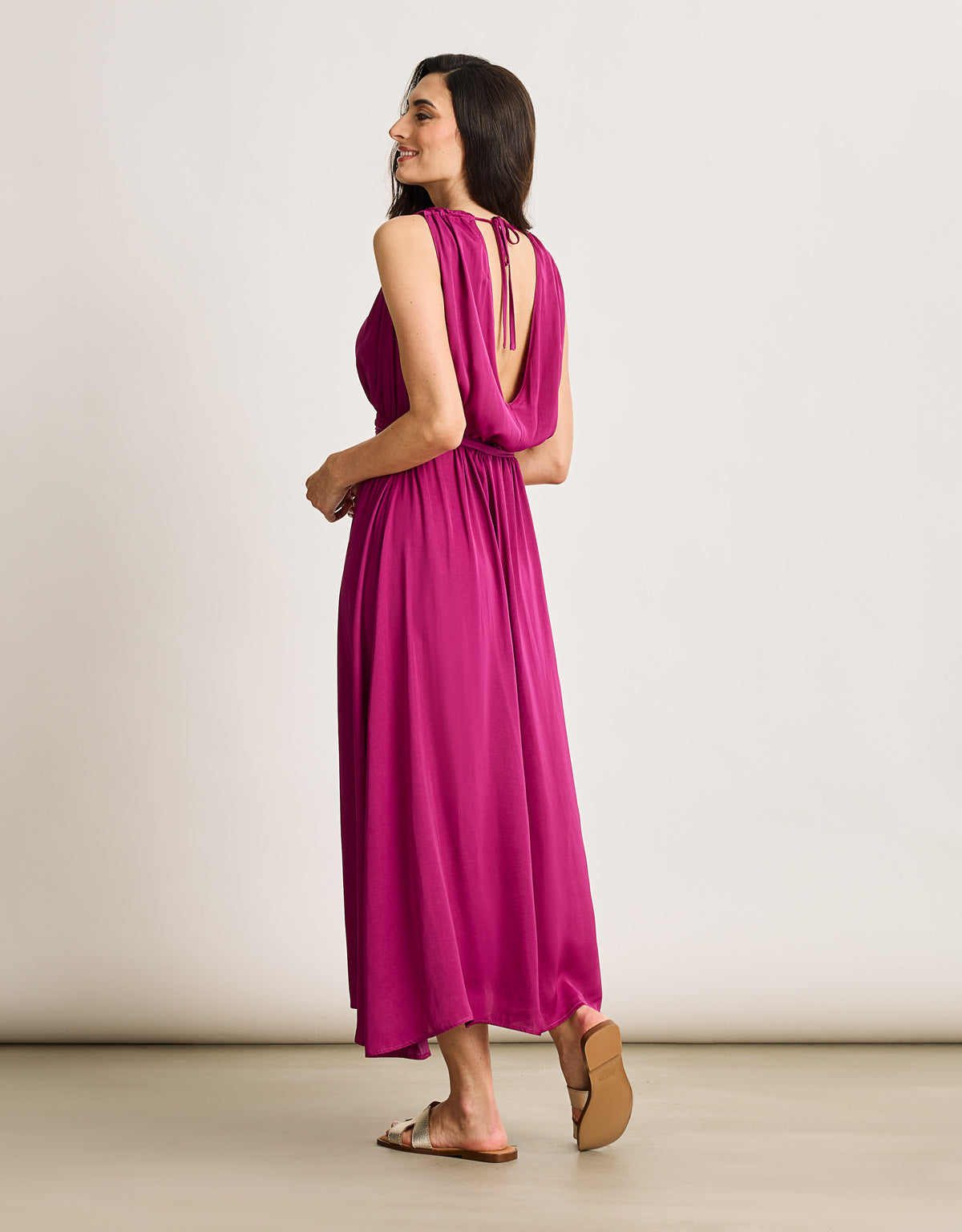 Vestido Largo Morado - Monicasa 3