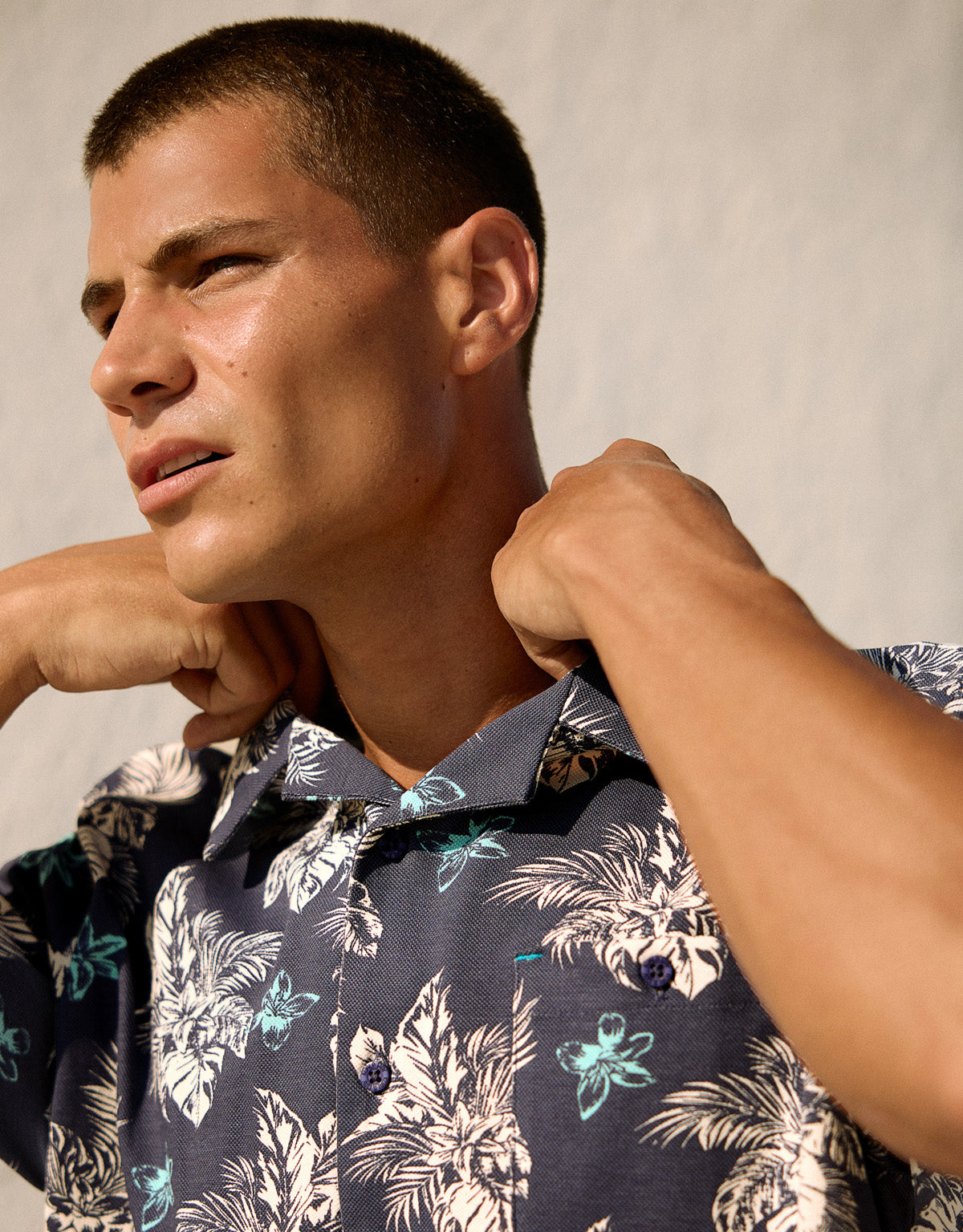 Camisa Manga Corta Azul Marino - Roundlip 2