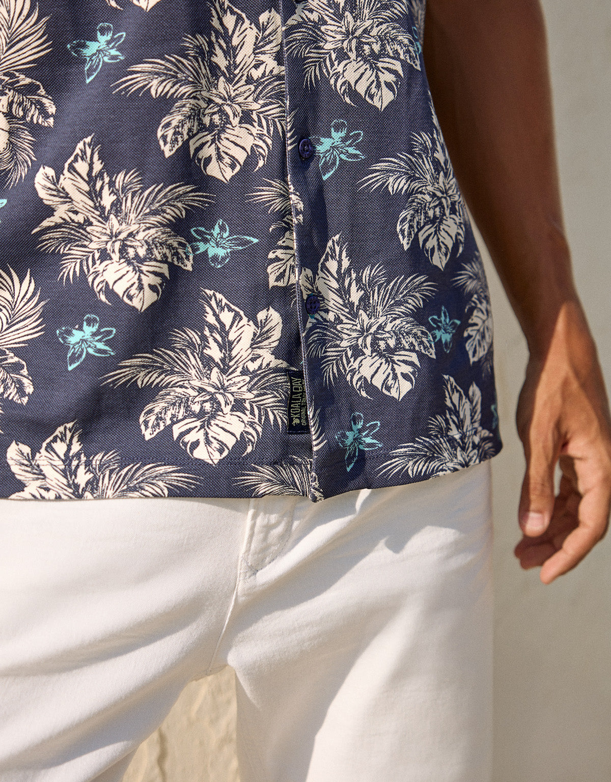 Camisa Manga Corta Azul Marino - Roundlip 5