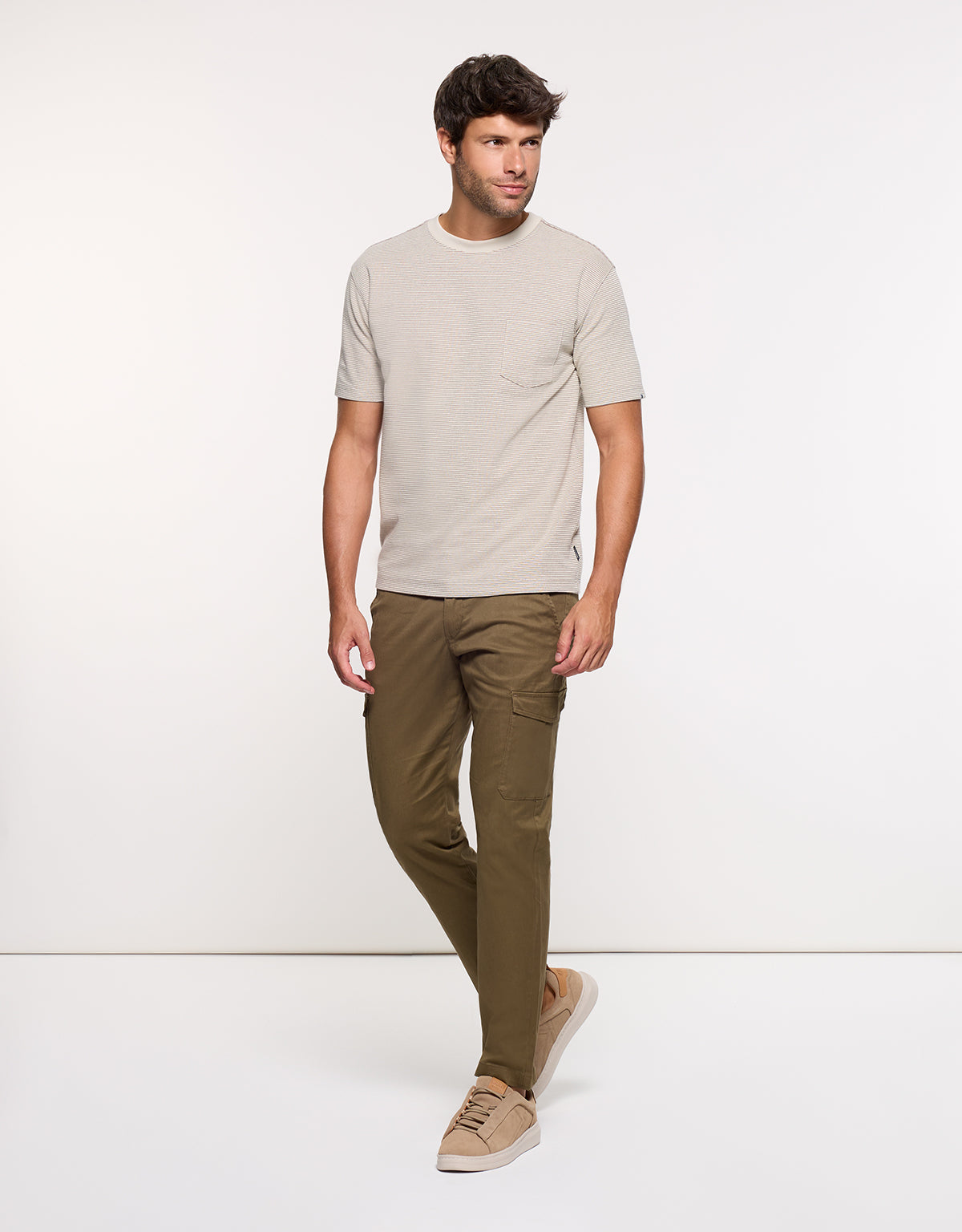 Camiseta Manga Corta Off White - Ohio 7