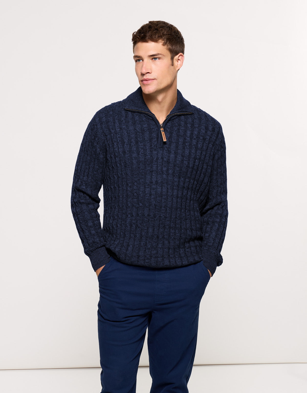 Marineblauer Pullover – Delaware