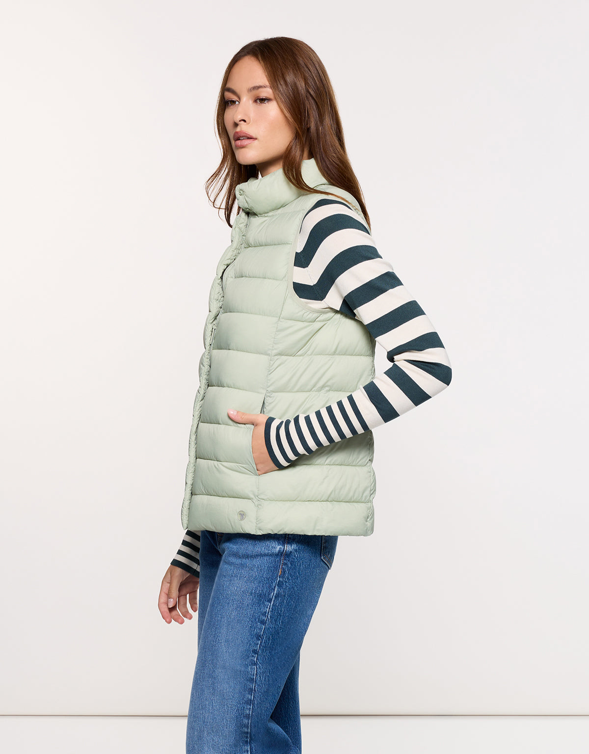 Chaleco Acolchado Caqui - Bare 3