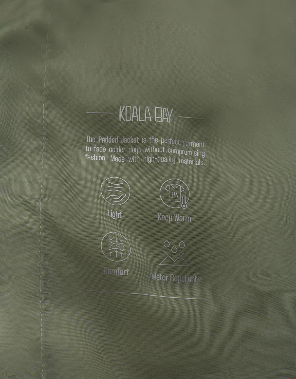 Chaleco Acolchado Caqui - Bare 7