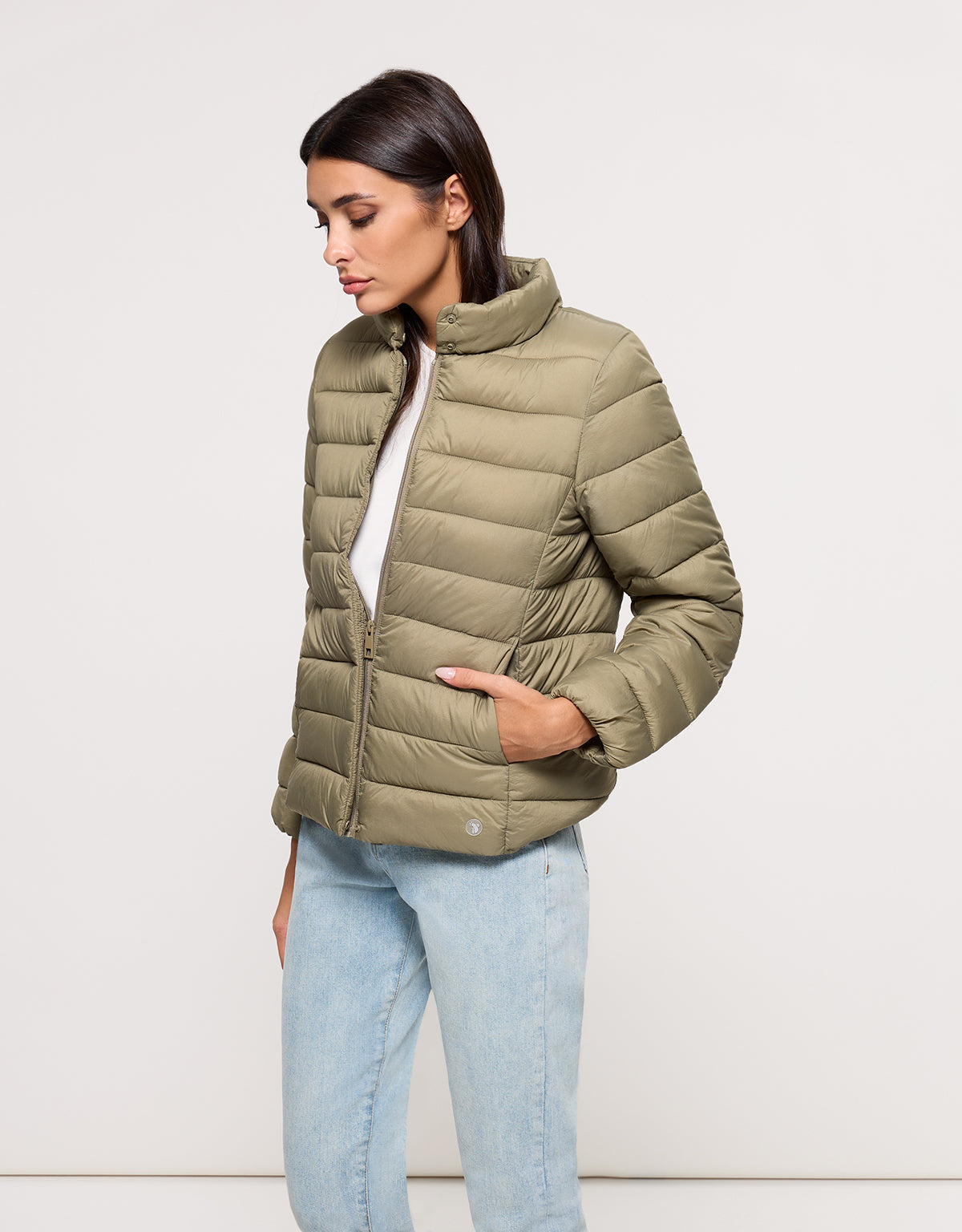 Chaqueta Acolchada Caqui - Bareman 3