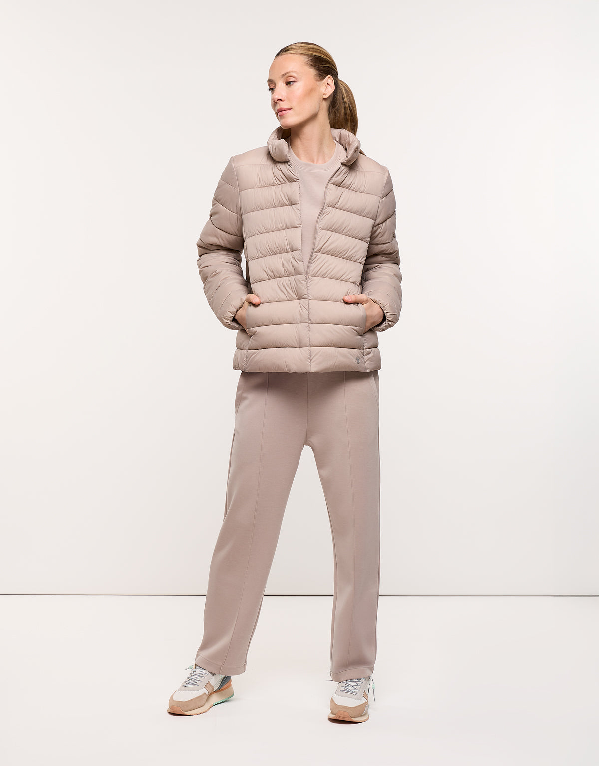 Chaqueta Acolchada Taupé - Bareman 6