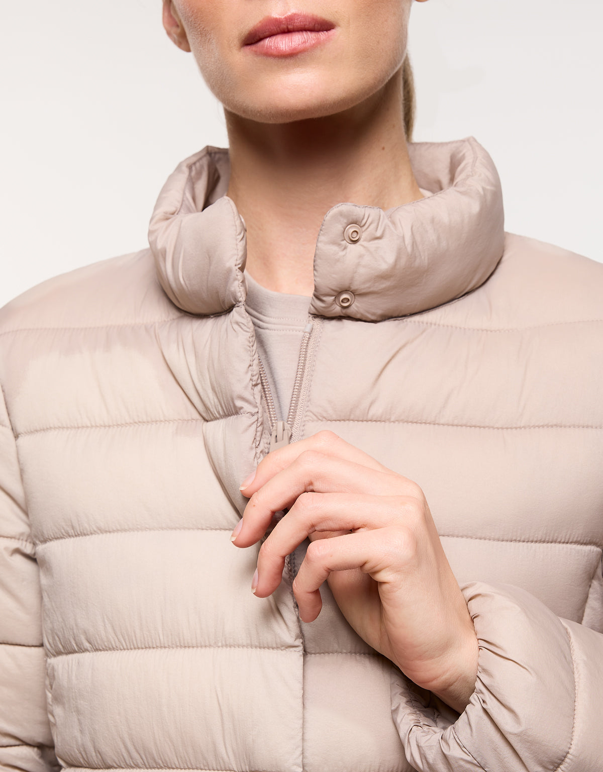 Chaqueta Acolchada Taupé - Bareman 4