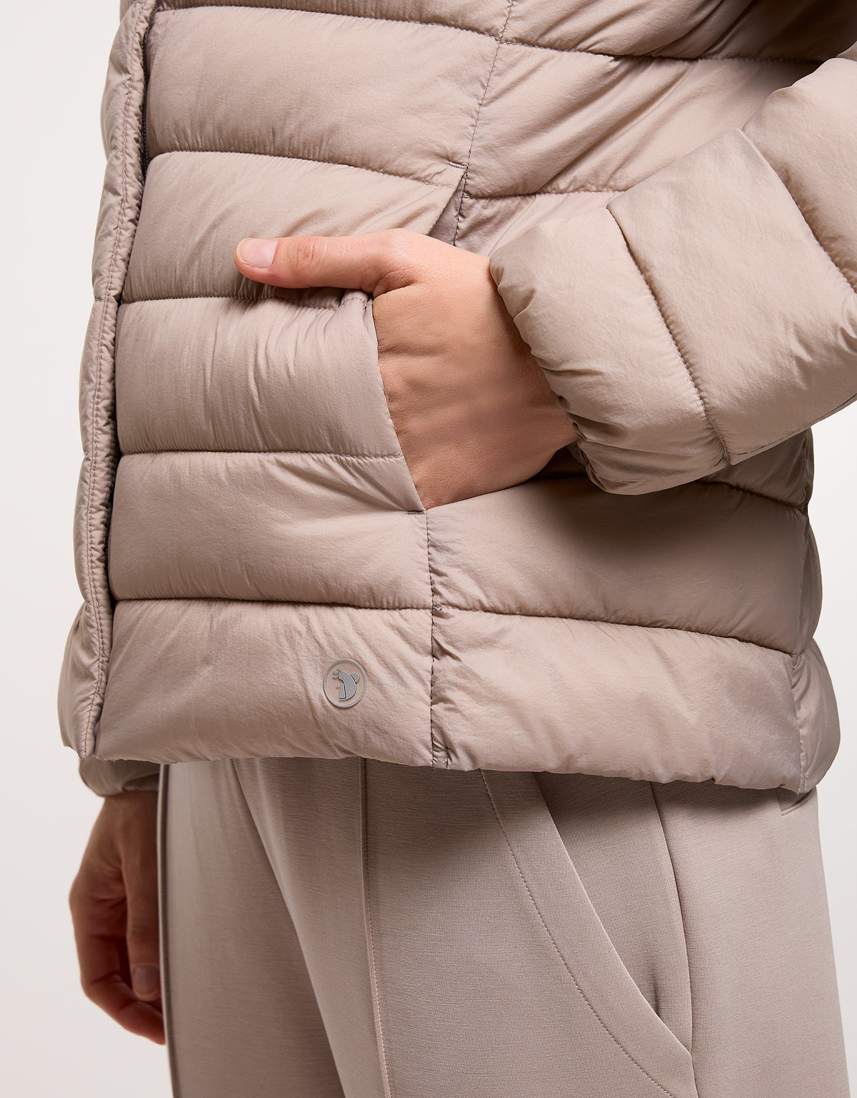 Chaqueta Acolchada Taupé - Bareman 5