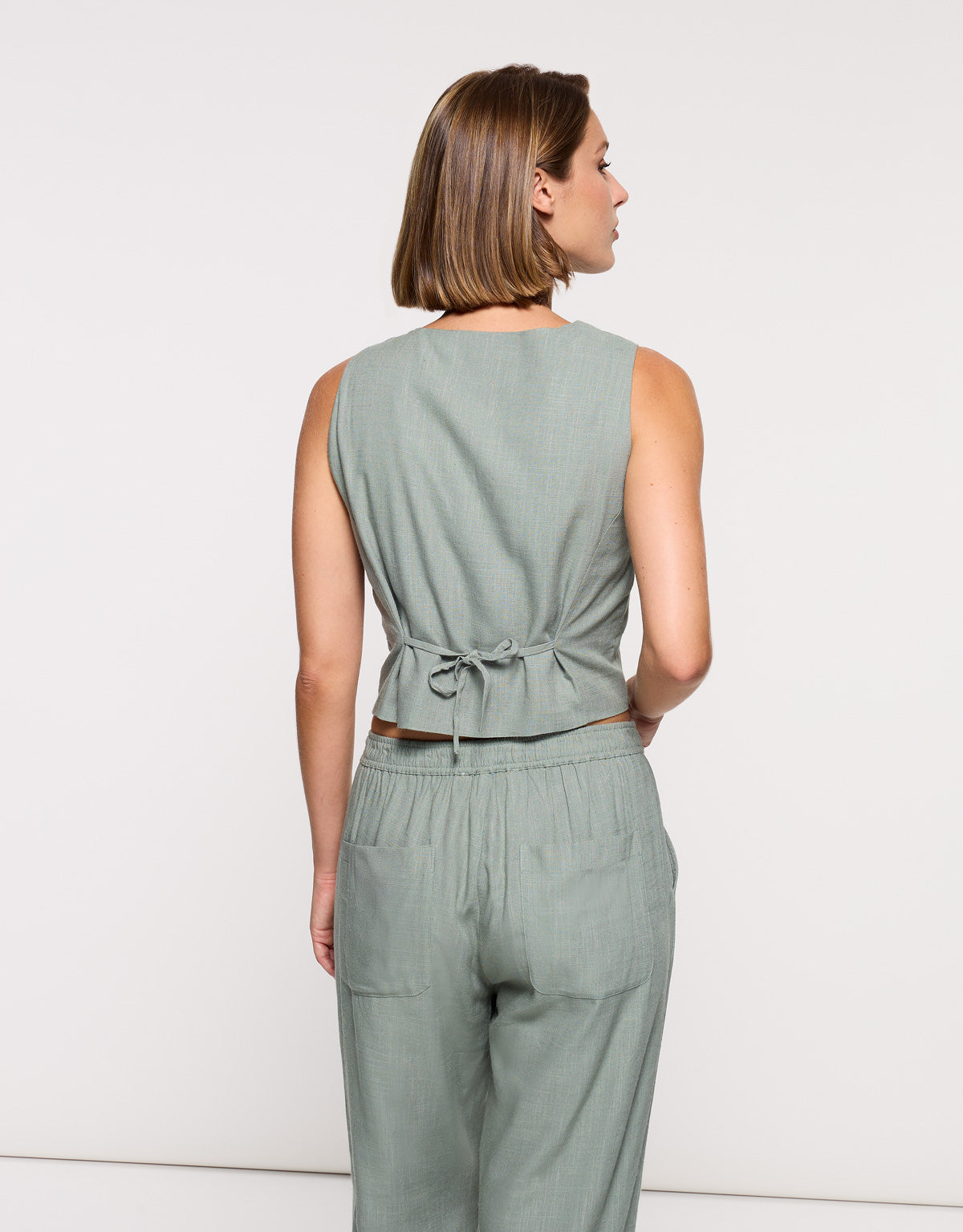 Chaleco Caqui Claro - Moti 4