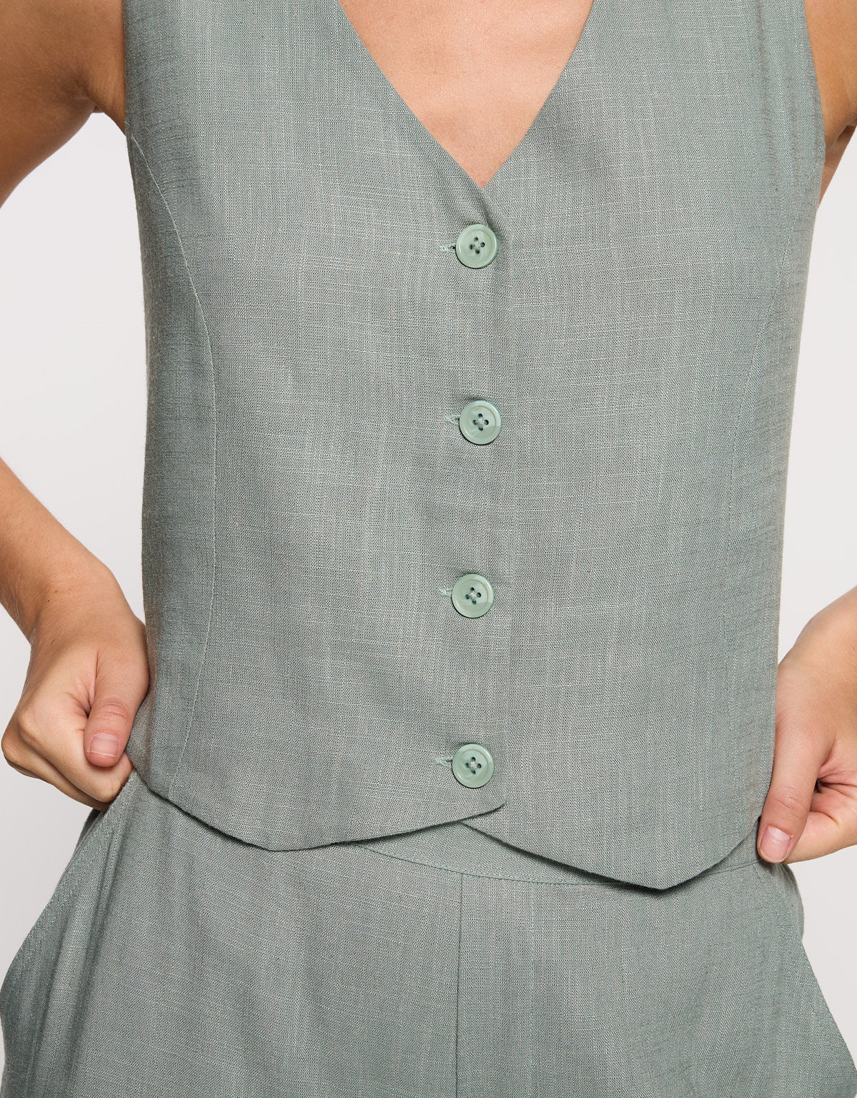 Chaleco Caqui Claro - Moti 5