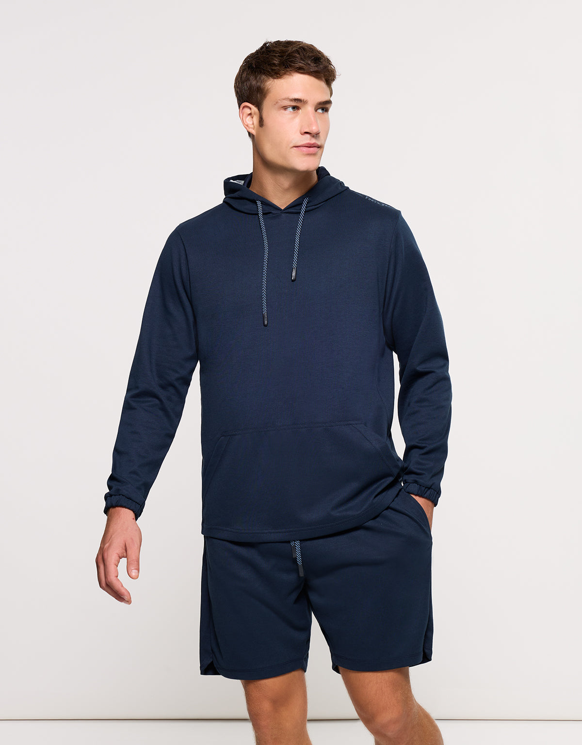 Sudadera con Capucha Azul Marino - Sagle