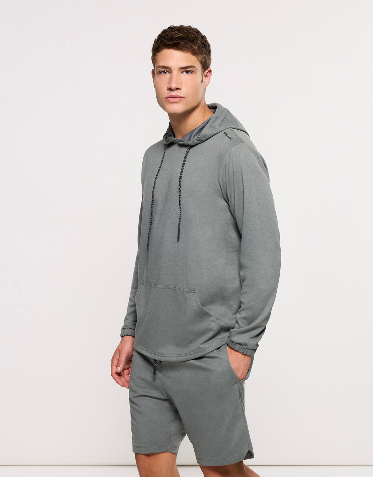 Sudadera con Capucha Caqui - Sagle 4