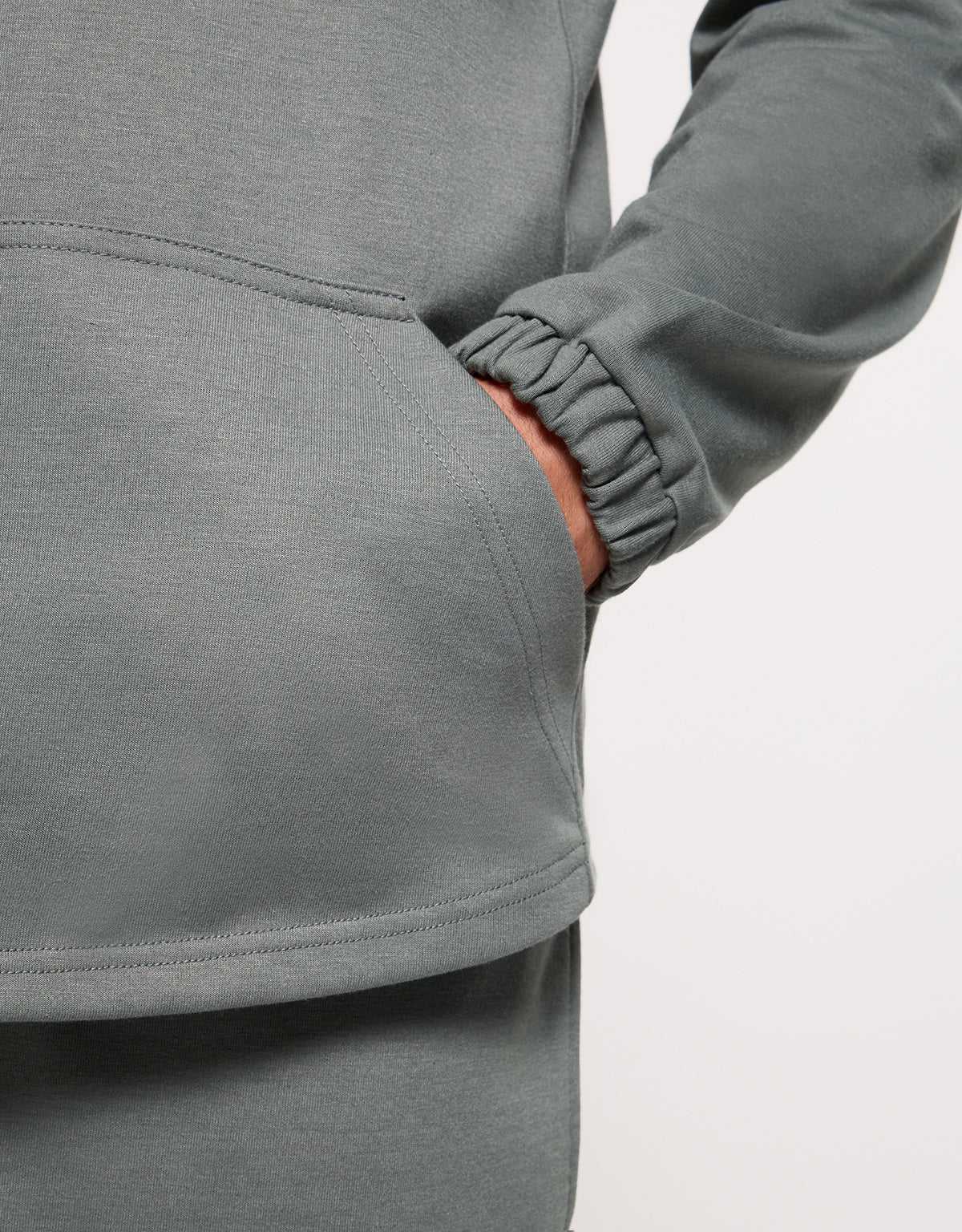 Sudadera con Capucha Caqui - Sagle 9