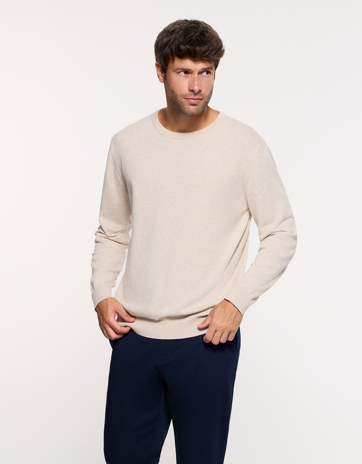 Jersey Manga Larga Beige - Five