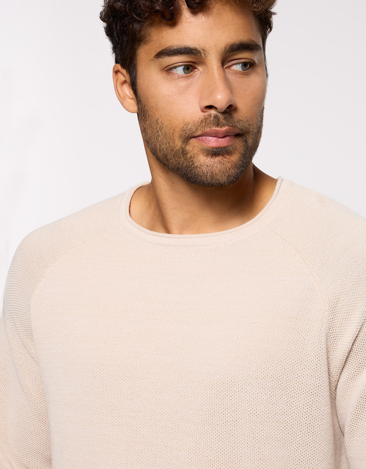 Jersey  Manga Larga Beige - Forz 2