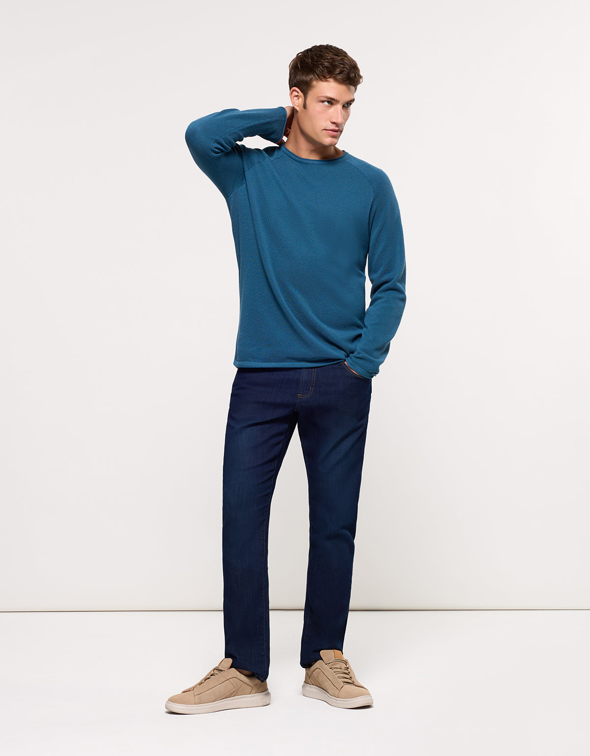 Jersey  Manga Larga Azul - Forz 5