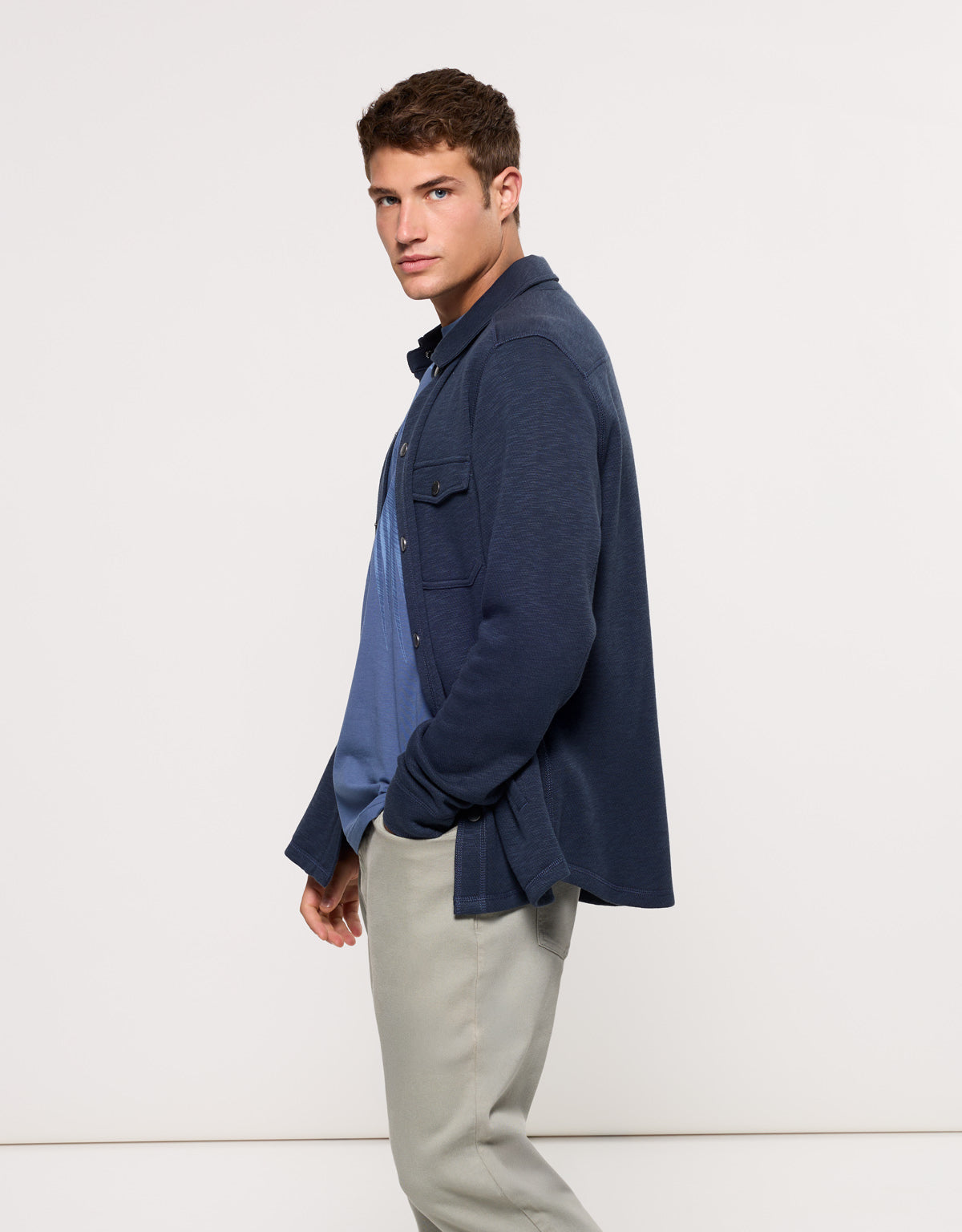 Sobrecamisa Azul Marino - Pictu 3