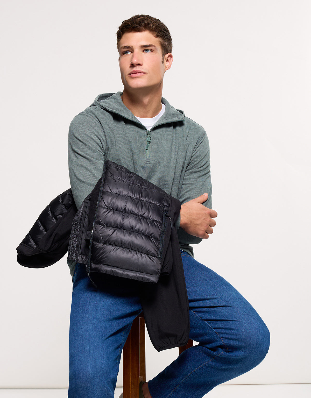 Sudadera con Capucha Verde - Camies 8