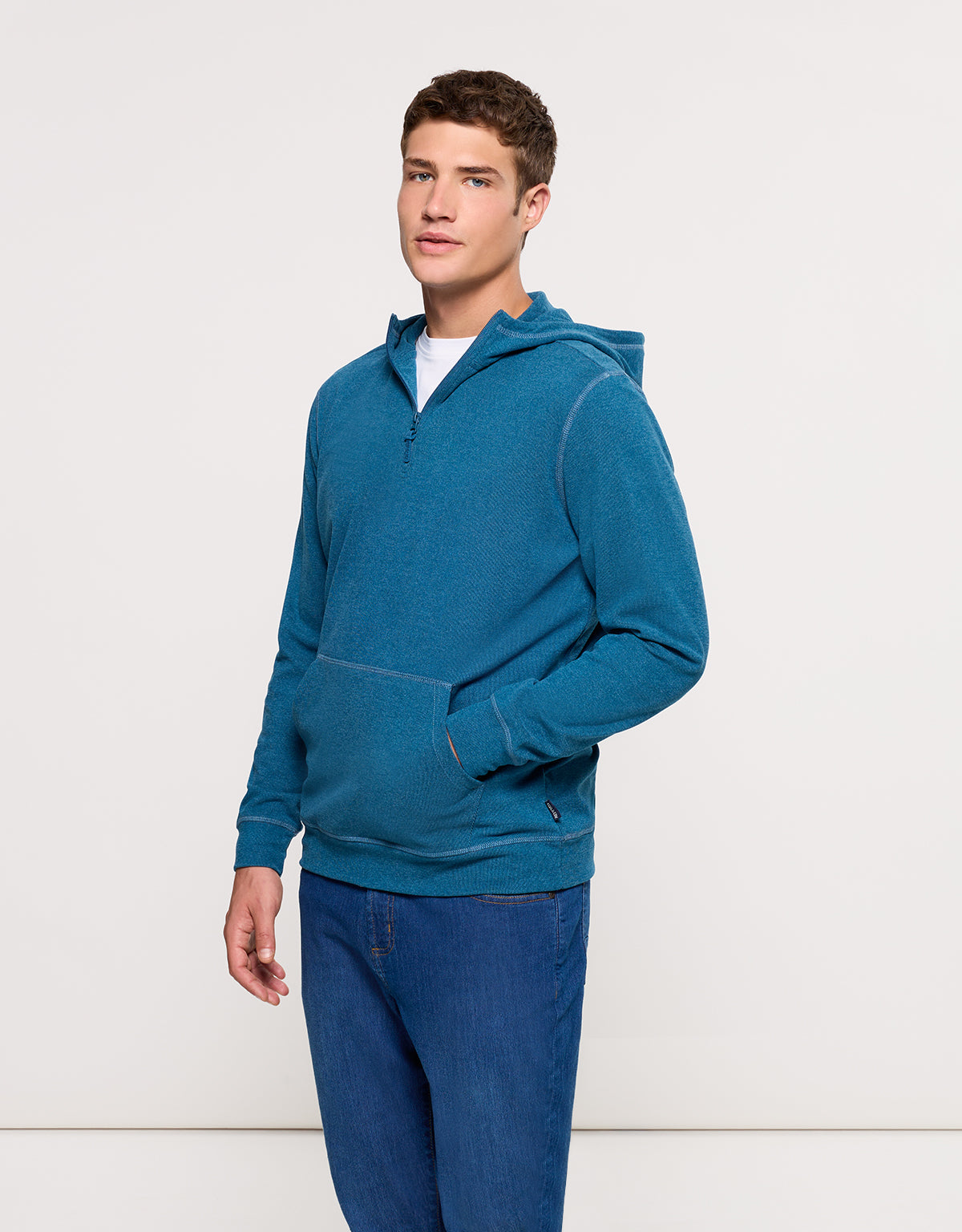 Sudadera con Capucha Azul - Camies 3