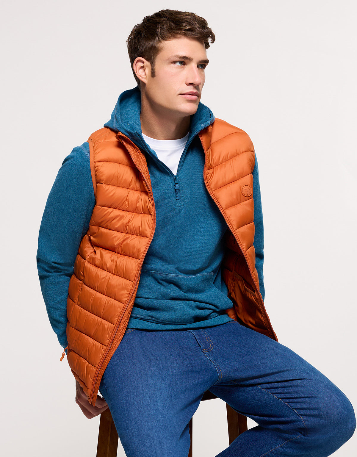 Sudadera con Capucha Azul - Camies 8