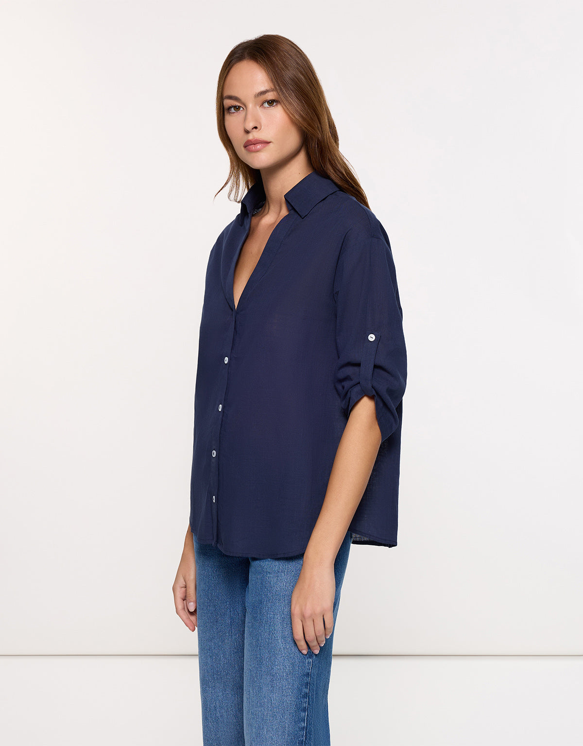 Camisa Manga Larga Azul Marino - Astromi 3