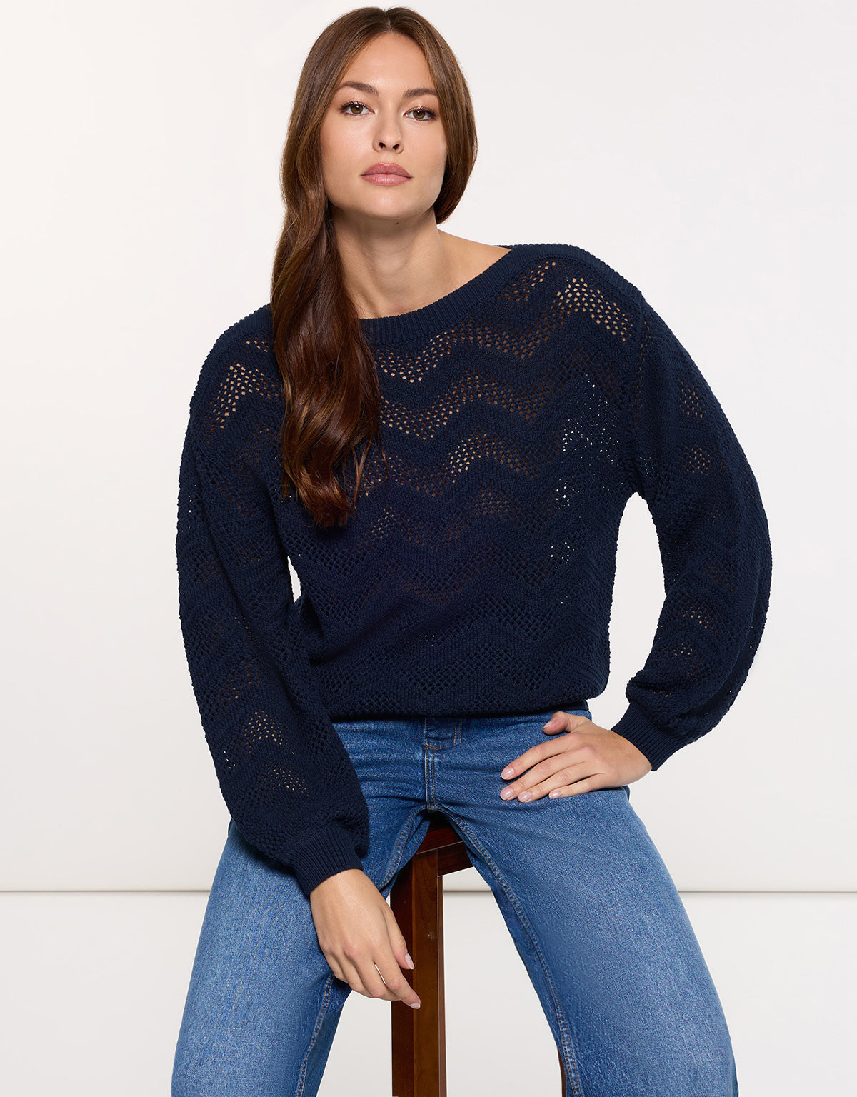 Jersey Manga Larga Azul Marino - Grapu 6