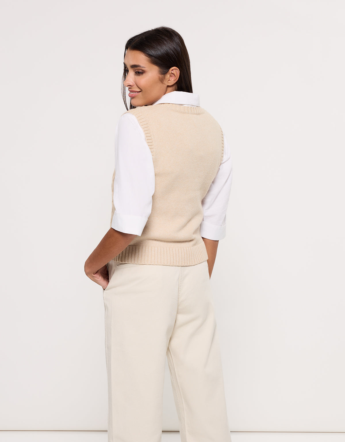 Chaleco Beige - Lapica 4