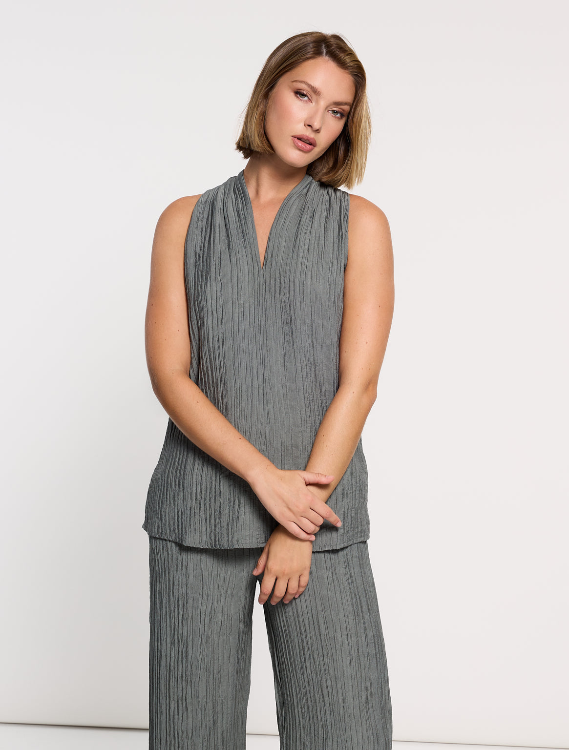 Blusa Tirantes Verde - Samira