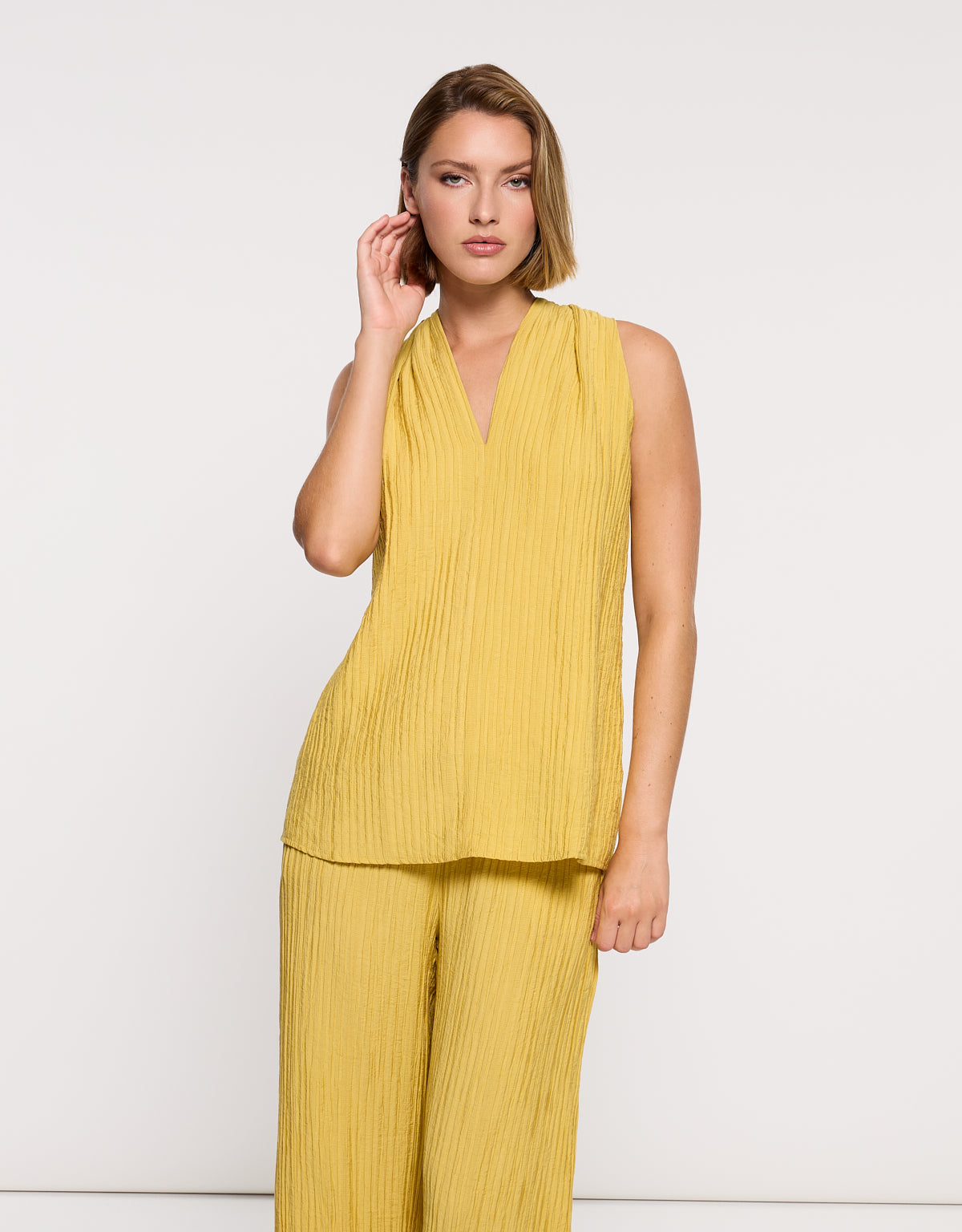 Blusa Tirantes Mostaza - Samira