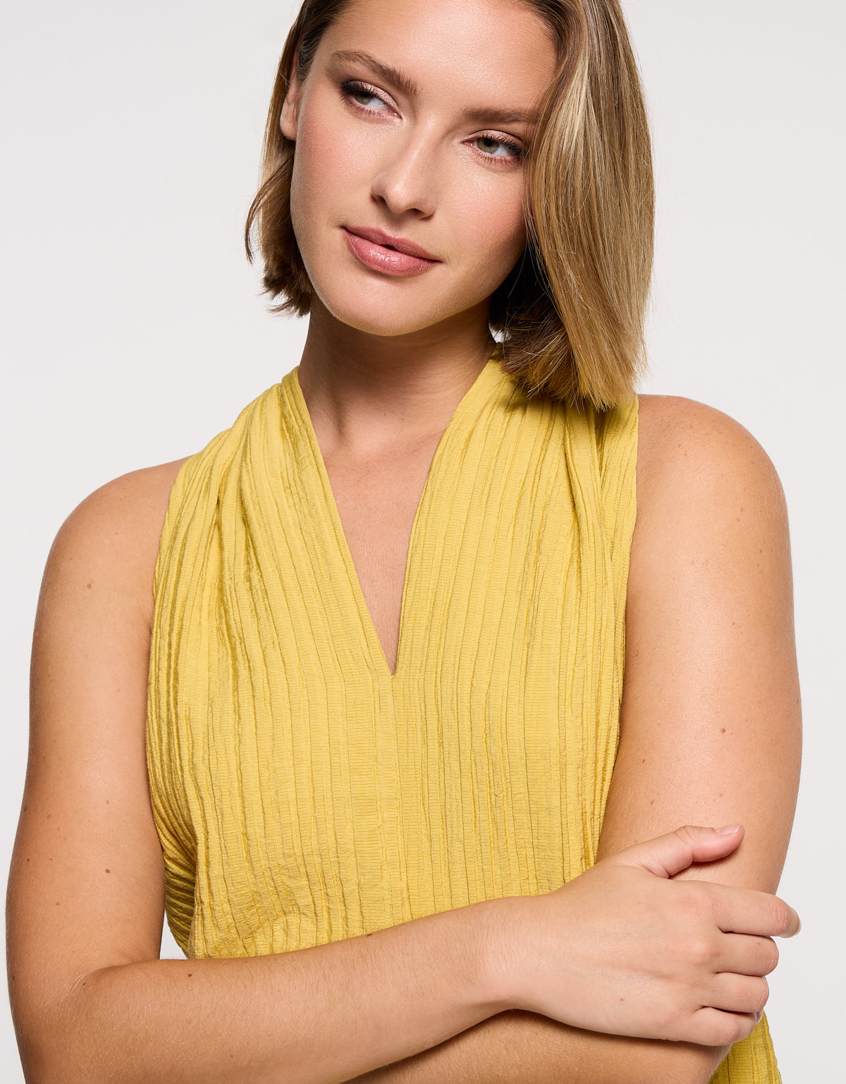 Blusa Tirantes Mostaza - Samira 2