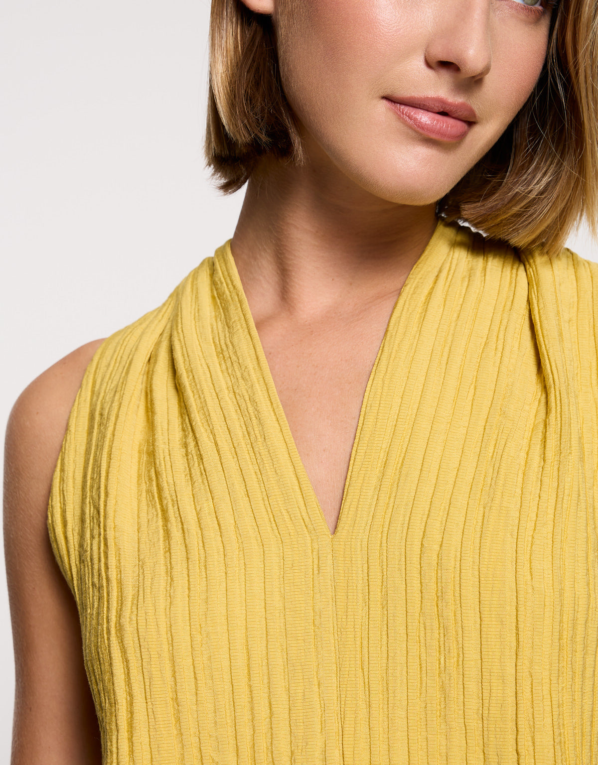 Blusa Tirantes Mostaza - Samira 5