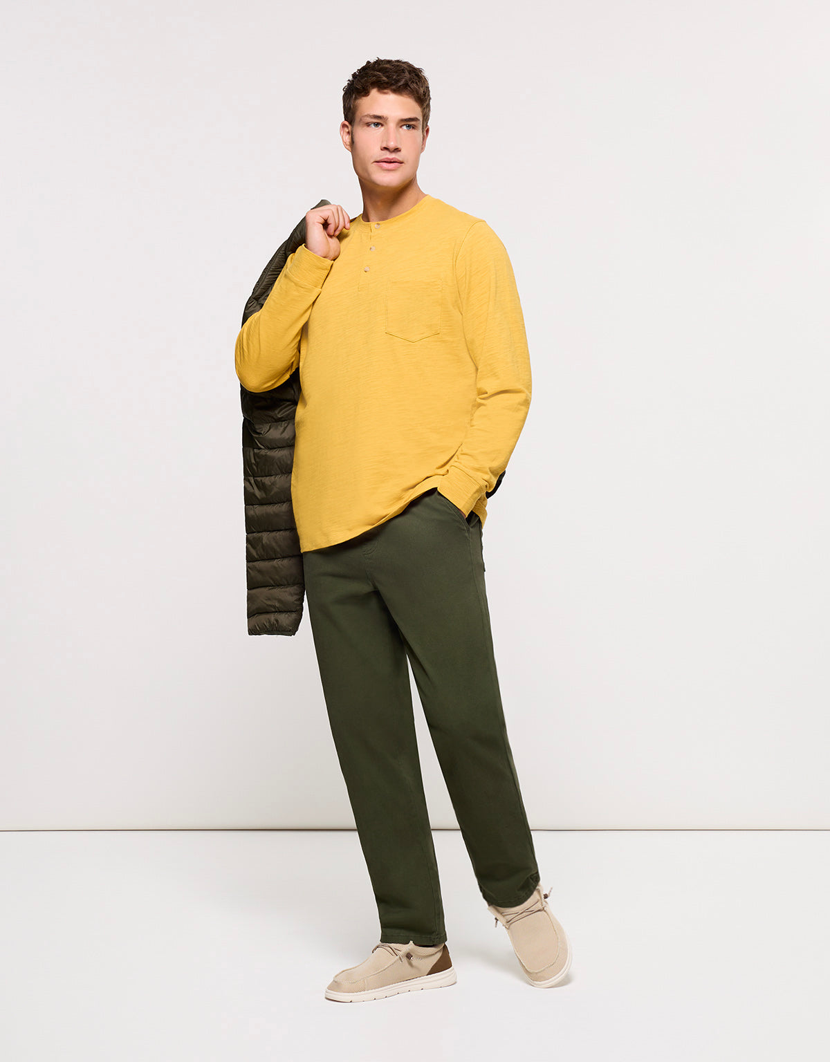 Camiseta Manga Larga Mostaza - Barnock 7