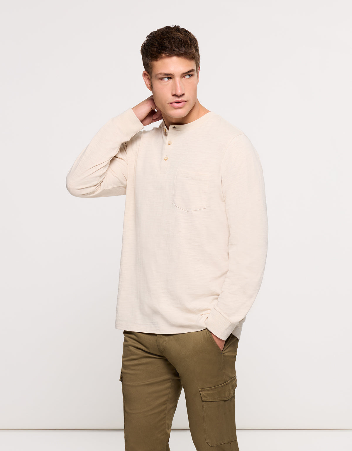 Camiseta Manga Larga Blanca - Barnock 1