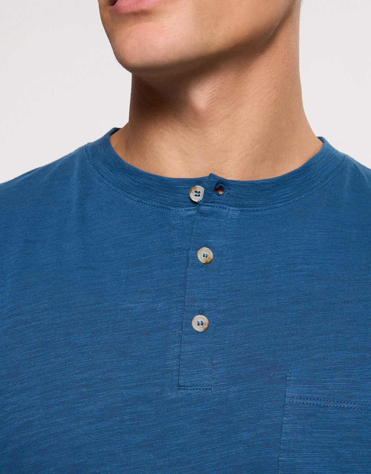 Camiseta Manga Larga Azul - Barnock 5