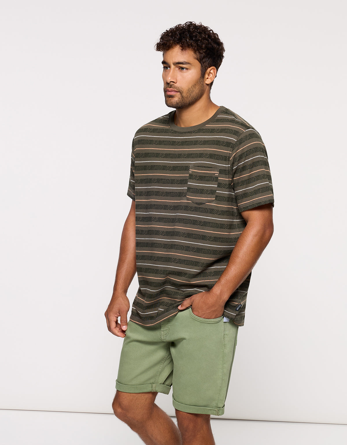 Camiseta Manga Corta Caqui - Iomy 2