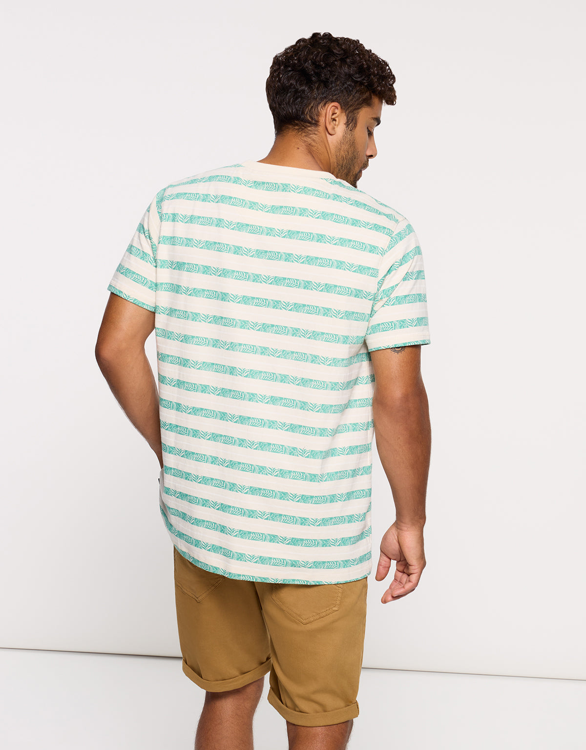 Camiseta Manga Corta Off White - Iomy 3